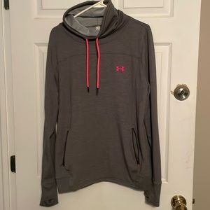 Heathered gray Under armor sweatshirt